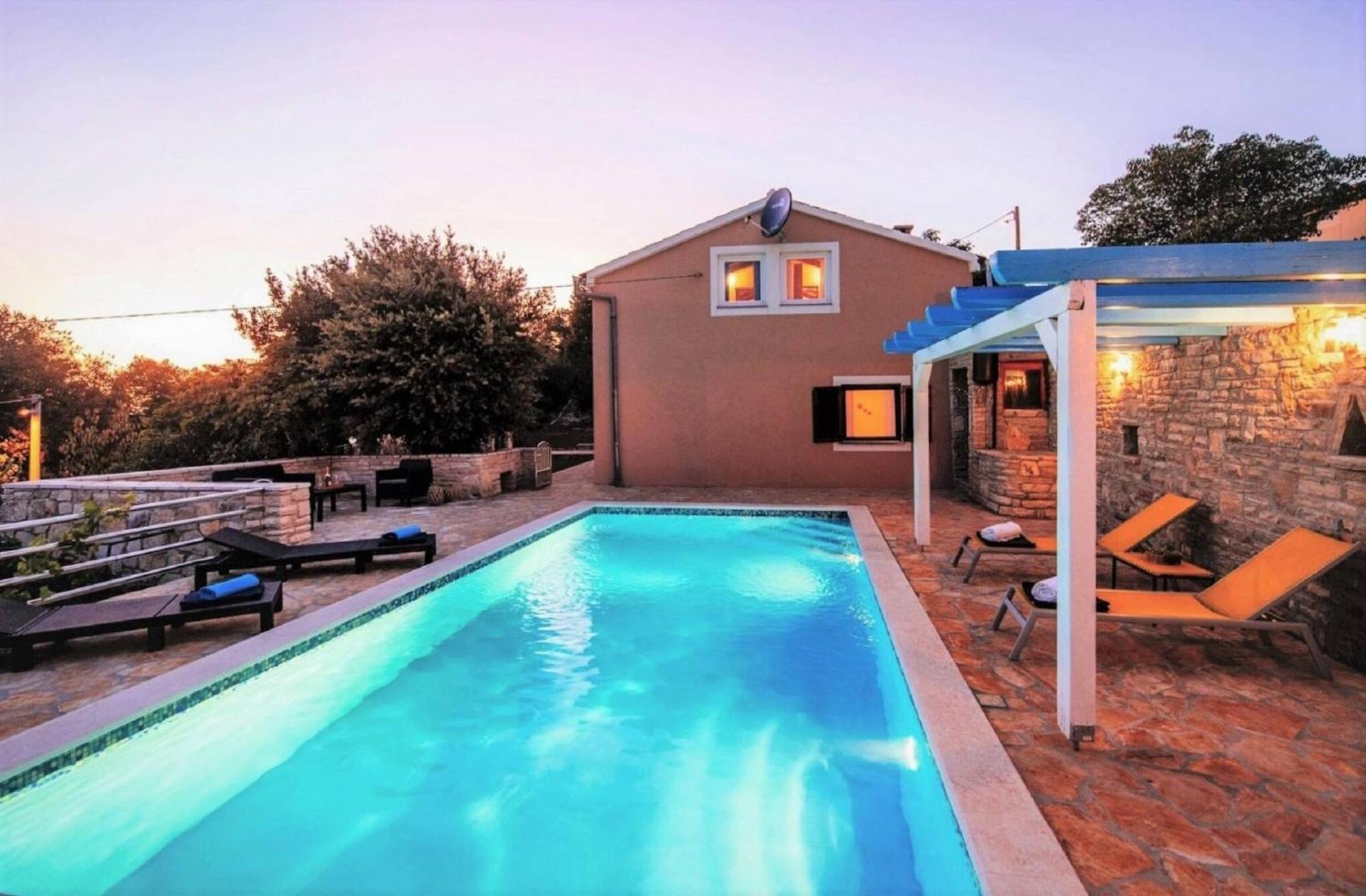 בנקובאץ My Dalmatia - Holiday Home Korlat With Private Pool מראה חיצוני תמונה