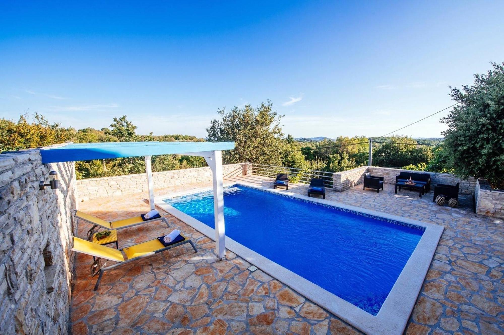 בנקובאץ My Dalmatia - Holiday Home Korlat With Private Pool מראה חיצוני תמונה